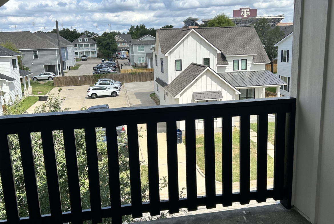 View of Kyle Field from 3rd floor balcony